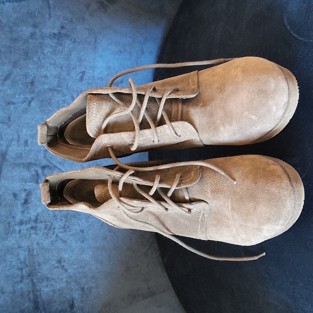 Jessica Simpson Gray Suede Booties